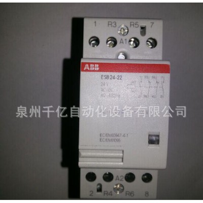 ABB 建筑接觸器；ESB63-40*230V AC/