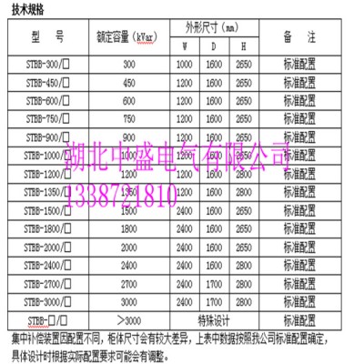 湖北中盛STBB 高壓電容補償柜_浙江