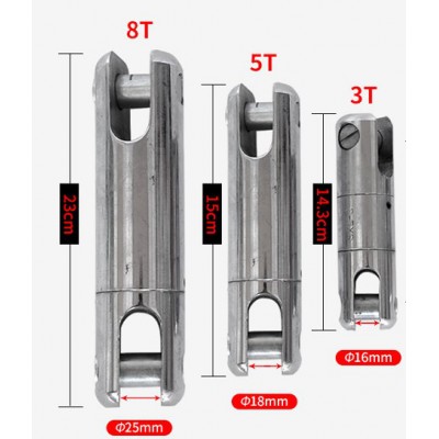 恒龍  3-8T電纜連接器 鋼絲繩旋轉環