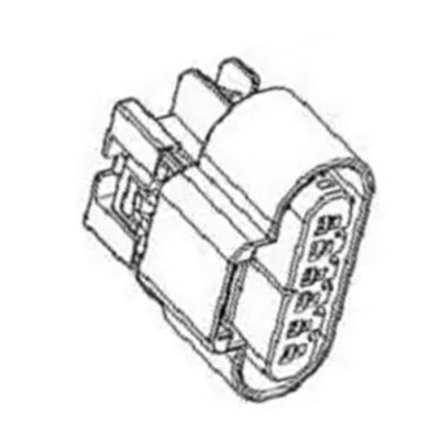 德?tīng)柛elphi汽車(chē)連接器15326830黑