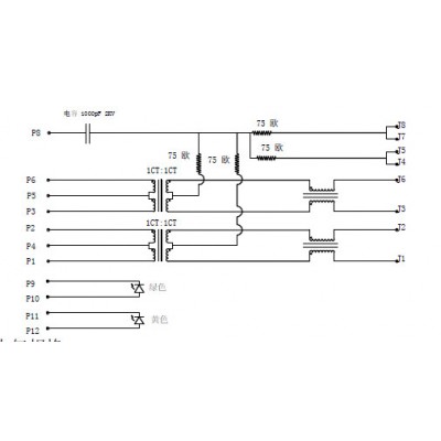 興伸展RJ45插座/網絡濾波器/連接器1